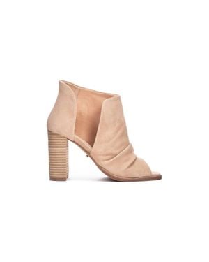 42 GOLD Slip On Open Toe Heel - Natural