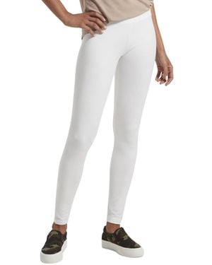 Hue Ultra Leggings With Wide Waistband - White