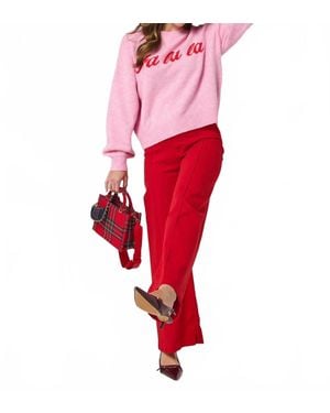 Shiraleah Fa La La Sweater - Red