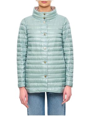 Herno Reversible Nylon Downjacket - Blue