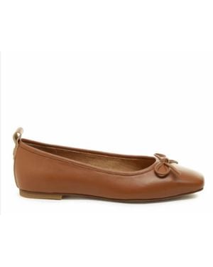 Kelsi Dagger Brooklyn Frankie Tan Ballet Flat - Brown