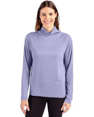 Cutter & Buck Coastline Epic Comfort Recycled Funnel Neck - Purple