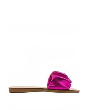 Shu Shop Belinda Ruffle Slide Sandal - Pink