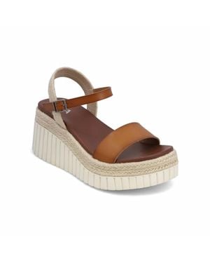 MIA Yanis Wedge Sandals - Metallic