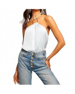 Ramy Brook Devin Halter Top - Blue