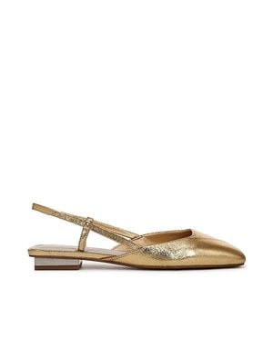Sarto Telica Slingback Flats - Metallic