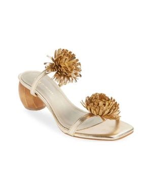 KOKO + PALENKI Aliza Leather Heel - Metallic