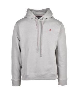Replay Brushed Cotton-Blend Hoodie - Gray