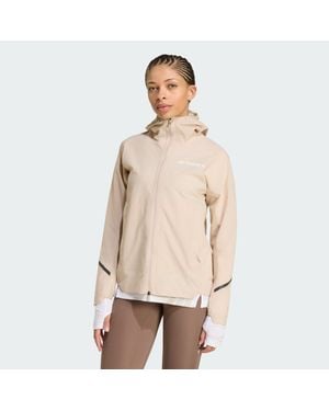 adidas Terrex Xperior 2.5 Layer Light Climaproof Jacket - Natural