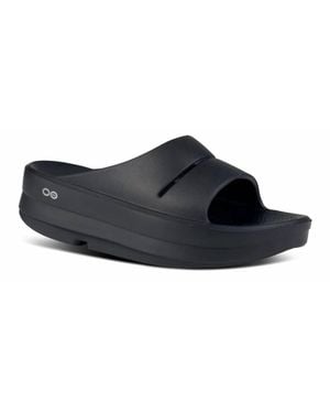OOFOS Oomega Ooahh Slide Sandal - Black