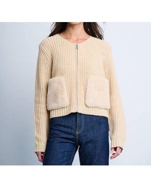 Lisa Todd Pocket Puff Jacket - Blue