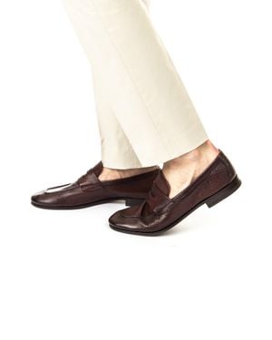Henderson Deer Leather Moccasins With Foldable Sole - Multicolor