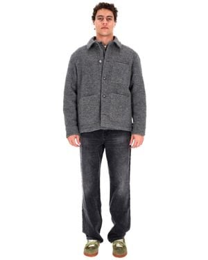 A.P.C. A. P.C. Stylish Coat For - Gray