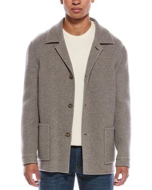 BOSS Carper Wool-Blend Coat - Gray