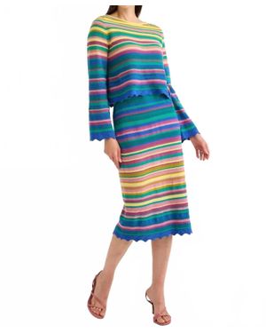 Alivia Abigail Top - Blue
