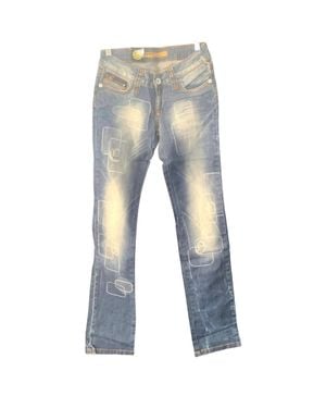Cipo & Baxx Durable Vintage Denim Jeans - Blue