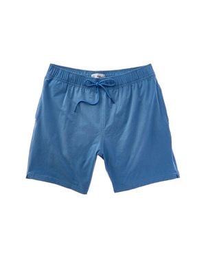 Mr. Swim Textured Stretch Trunk - Blue