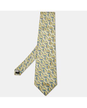 Gianfranco Ferré Patterned Silk Traditional Tie - Green