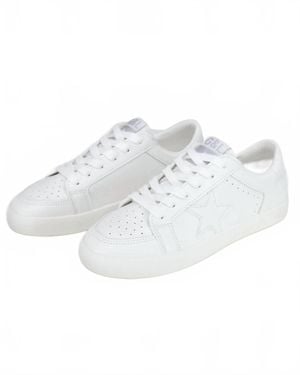 Grace and Lace Star Sneakers - White