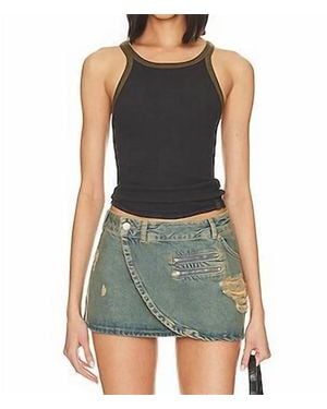 Free People Only One Ringer Tank - Black