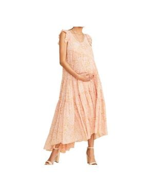 HATCH Maternity The Anaelle Dress - Orange