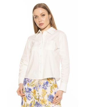 Alexia Admor Roxanne Shirt - White
