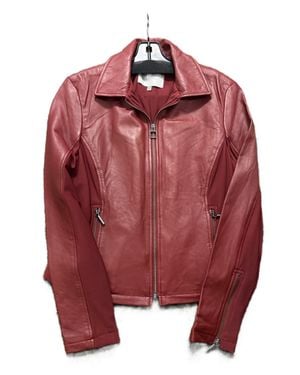 Anatomie Leather Jacket - Red