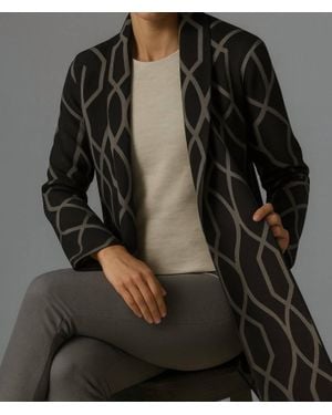 J'Envie/Eli The Aspen Loose-Fitted Cardigan - Black