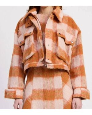 En Saison Elizabeth Crop Jacket - Orange