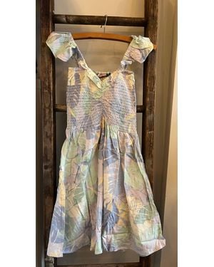 Vintage Havana Kid's Tropical Print Sundress - Multicolor