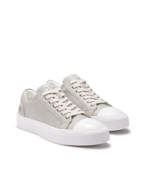 ON THIS DAY Leather Low-Top Sneaker - White