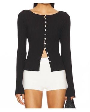 Free People Tilly Long Sleeve Top - Black