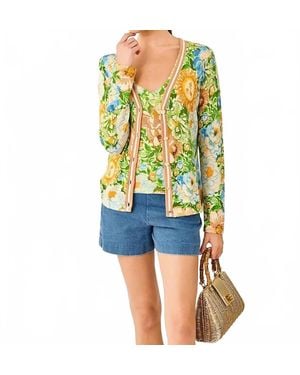 Lilly Pulitzer Pollyanne Striped Cardigan - Blue