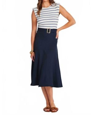 Bishop + Young Kristopher Twofer Midi Dress - Blue