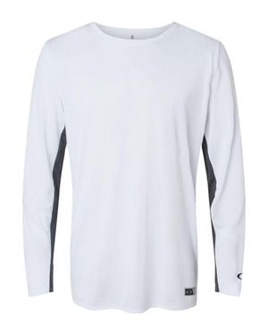 Oakley Team Issue Hydrolix Long Sleeve T-Shirt - White