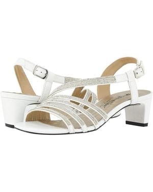 Walking Cradles Lettie Sandal 9.5 Leather Adjustable Buckle Khd2083 - White