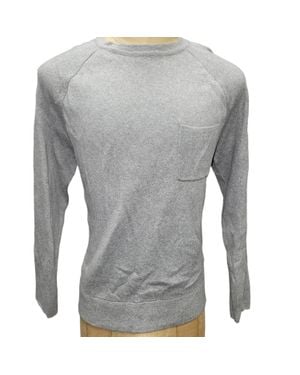 TRUTH BY REPUBLIC 100% Cotton Pocket Sweater - Gray