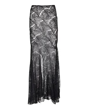 A.W.A.K.E. MODE Lace Mermaid Skirt - Gray