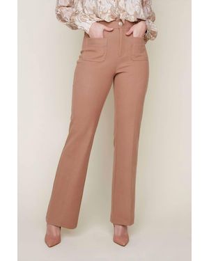 Renuar Knit Cord Straight Leg Pants - Multicolor