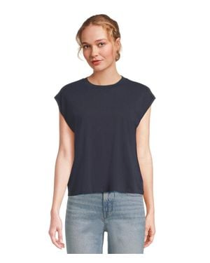Madewell Northside Vintage Muscle Tank Top Cap Sleeve Sgn1728 - Blue