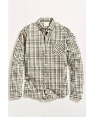 Billy Reid Micro-Madras Plaid T-Shirt - Multicolor