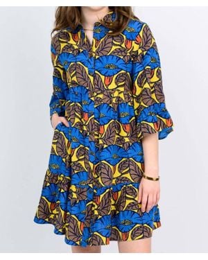 Uncle Frank Bell Fleur Dress - Blue