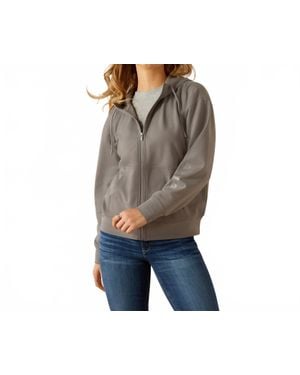 Ariat Breeze Full Zip Hoodie - Gray