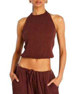 SER.O.YA Yen Halter Top - Red