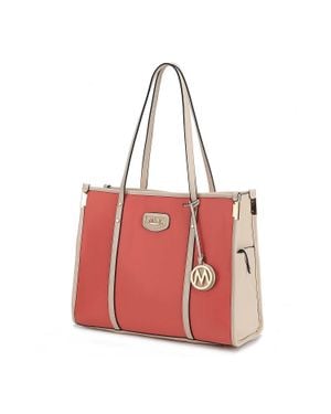 MKF Collection by Mia K Kindred Oversize Tote Bag Vegan Leather Handbag Purse By Mia K