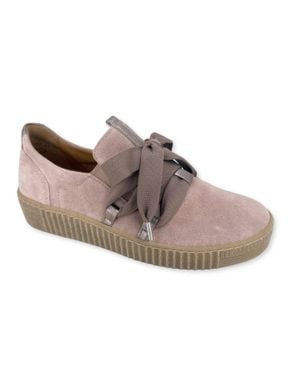Gabor Lace Sneaker - Gray