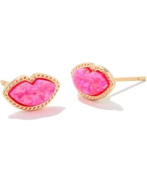Kendra Scott Lips Stud Earrings - Pink