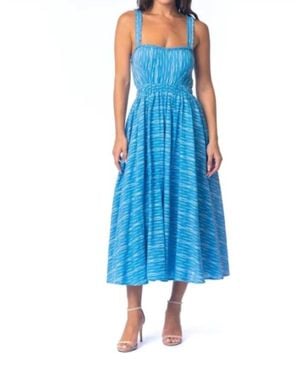 Tolani Luella Midi Dress - Blue