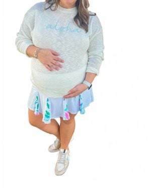 Wishlist Aloha Sweater - Blue