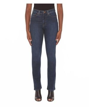 Lola Jeans Kate High Rise Straight Jeans - Blue